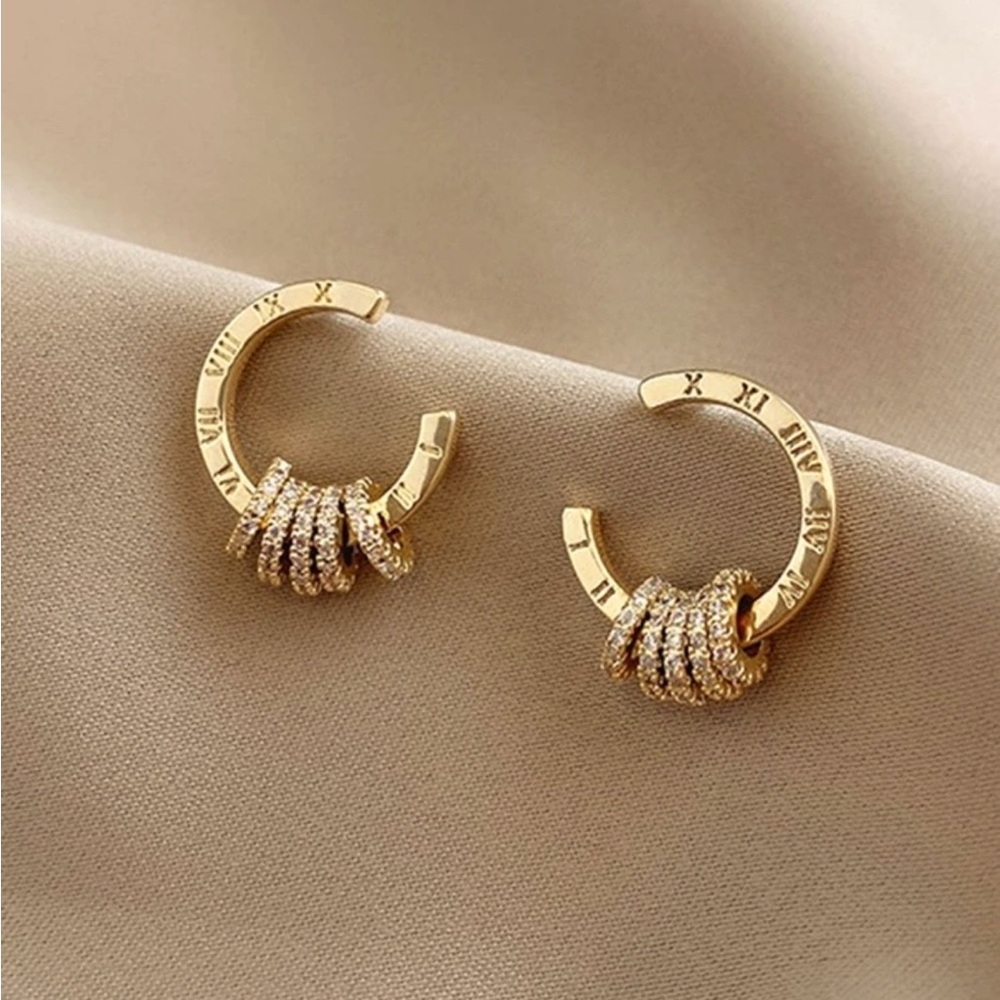 Roman Numeral Earrings